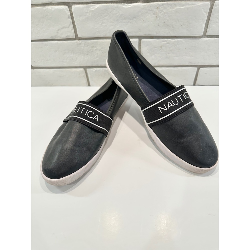 Nautica Women's Black Slip On Loafer‎ Shoes Size 10